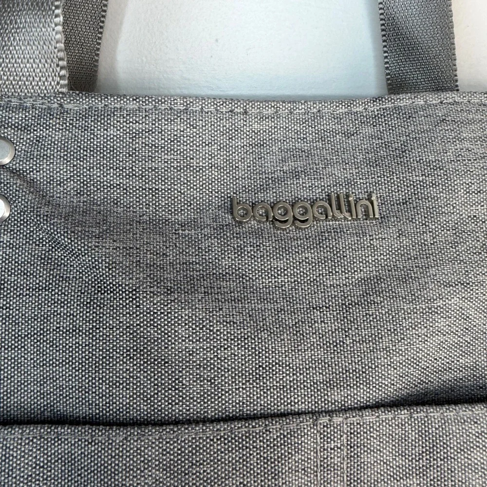 Baggallini Carryall Daily Tote Gray Travel‎ Bag